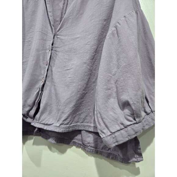 Urban Outfitters Out From Under Purple Vera Button-Down Sleep Shirt Boxy Size S - Picture 5 of 7